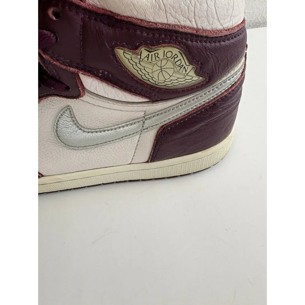 Jordan Air Jordan 1 Retro High OG Bordeaux Burgundy White 555088-611 NO INSOLES